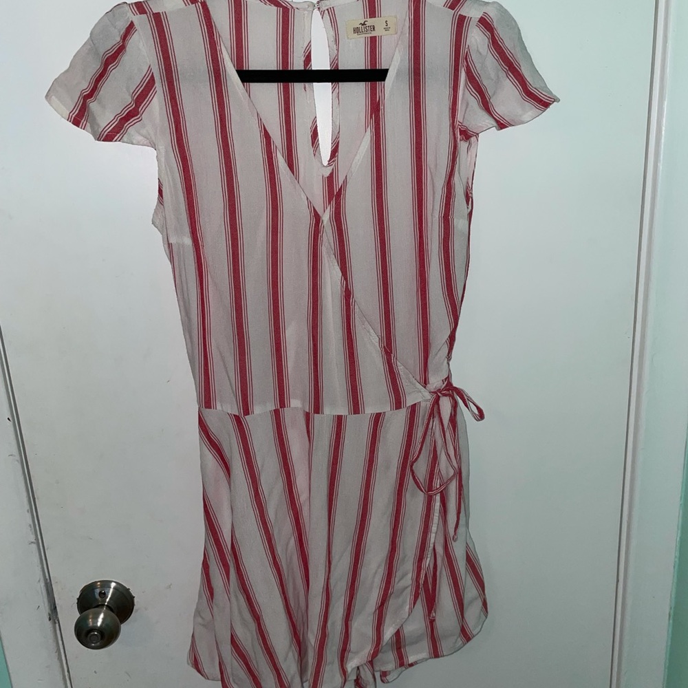 Women’s Hollister Striped Wrapped Romper